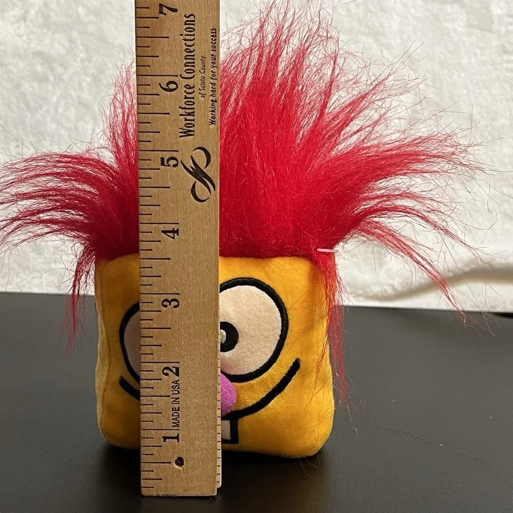 2006 FurrBallz Talking Dee Hey BlockHead Plush Slammer Works Red Hair Walmart